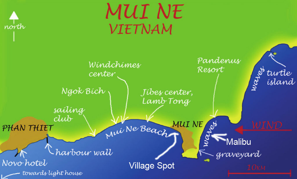 Vietnam - kitesurfing 1