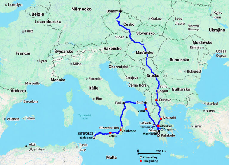 Řecko na punk: hledání nových kitespotů, paragliding a roadtrip dodávkou až na Sicílii 1